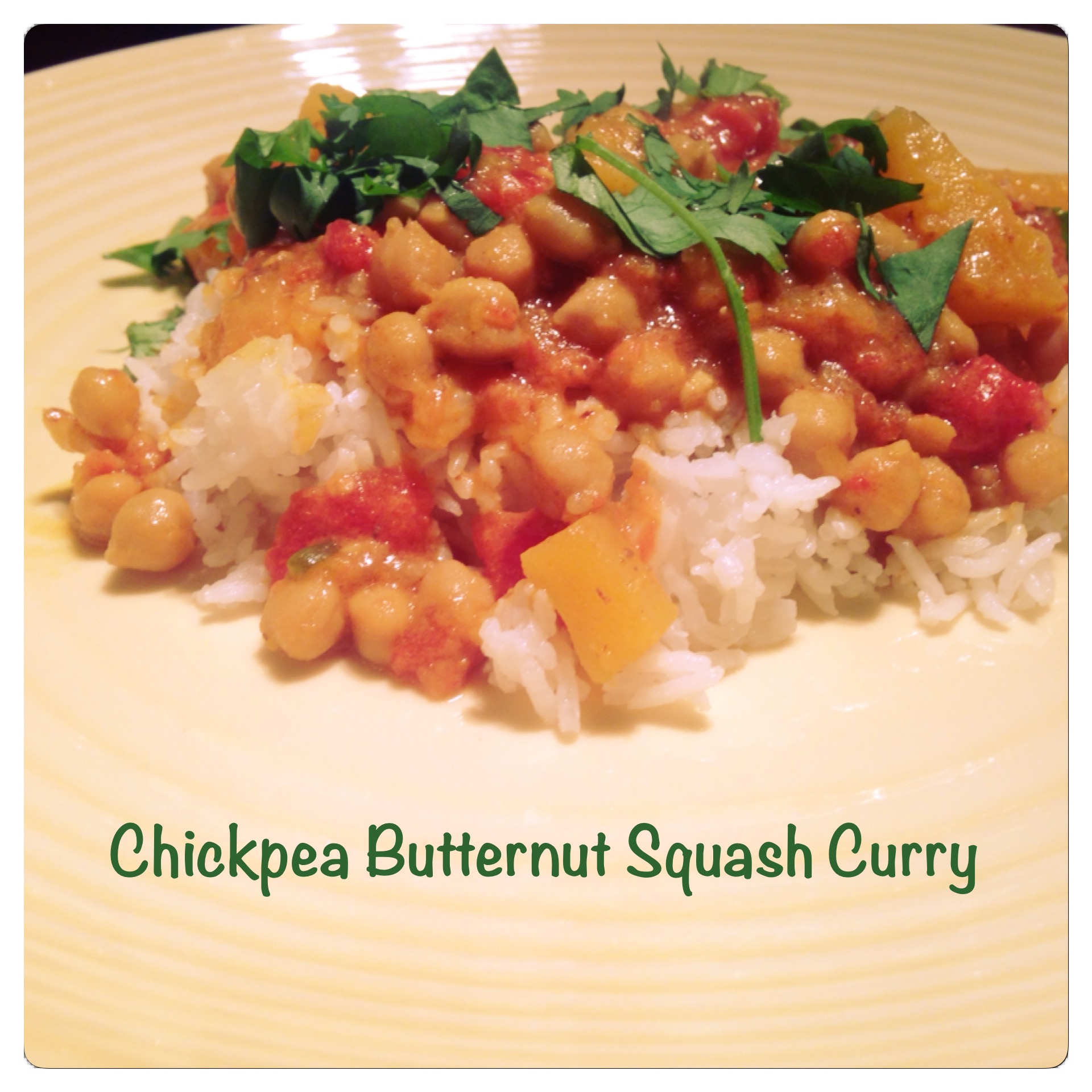 Chickpea Butternut Squash Curry